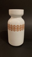 Lowland showcase vase with brown pattern is rare