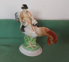 Beautiful Herend rooster marci in flawless showcase condition with labeled nipple figurine nostalgia porcelain
