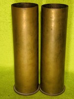 2 Db i. World War II cannon shells, in good condition, 1914-1917