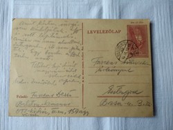 Levelezőlap a balatonkenesei kórházból 1942.