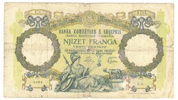 20 franga 1939 Albánia 2.