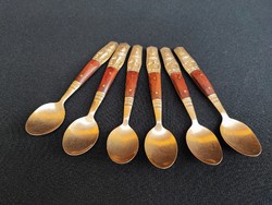 Handmade Thai coffee spoon set