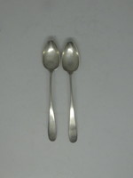 21 pcs 13 lats antique silver teaspoon, Cluj-Napoca