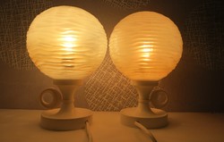 Retro szarvasi mid-century asztali lámpa párban