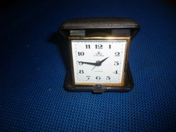 Old german meister anker alarm clock traveler watch
