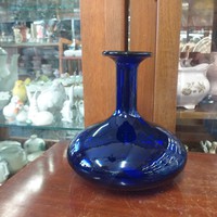 Artfleur-Orgona,Kobalt Kék Üveg Váza.19.5 cm.