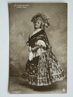 Fedák sári (the gypsy primate), photo 1913, post card, postcard (9x14 cm) original