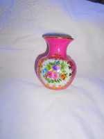 Herendi rózsaszínű fond festésű  ibolya váza