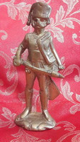 Copper soldier statue 2 - xviii. Hussar sculpture of the century (m2262)