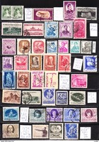 Collection of Romanian stamped stamps (15th) 42 pcs € 23.30 (d 936)