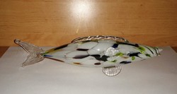 Retro glass fish 29 cm (14 / k)