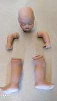 Kis pénzért most! Porcelán jelzett baba fej és végtagok