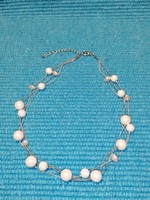 White tekla pearl necklace (258)