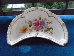 Royal crown derby antique english flower pattern, embossed bone bowl