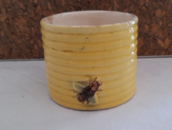 Antik porcelán méhecskés méztartó alj pótlásnak