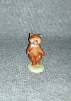 Kőbánya porcelain dancing bear teddy bear 9.5 cm (po-1)