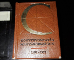 Book printing in Hungary miniature book