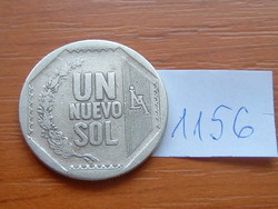 PERU 1 "UN NUELVO SOL" 2004 LIMA Réz-nikkel #1156
