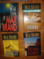 Angol nyelvű vadnyugati regények Max Brand 4 könyvben 11 kisregény