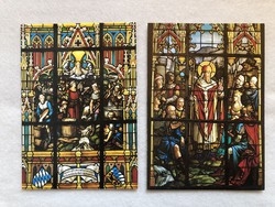 2 db Postatiszta képeslap - Bad Reichenhall - St. ägidi templom