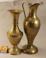 Copper decanter and vase 768