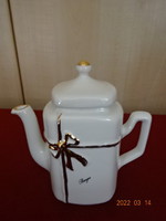 Berger French porcelain spout decorated with a gold bow. He has! Jókai.
