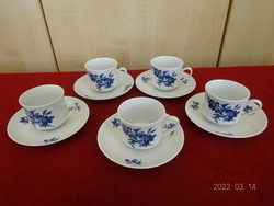 Czechoslovak porcelain - inglazed - coffee cup + placemat, five pieces for sale. . He has! Jókai.