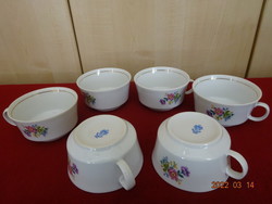Lowland porcelain teacup, six pieces for sale. He has! Jókai.