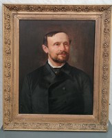 Portrait of Alexander Bihari (1855-1903) man