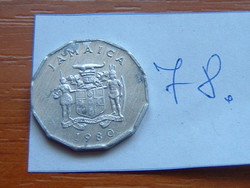 JAMAICA JAMAIKA 1 CENT 1980 F.A.O. Akiszilva, Royal Mint, Llantrisant, Wales ALU. 78.