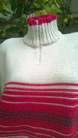 Super warm fashionable pullover zip high neck, l-xl