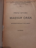 Pritz István Magyar órák