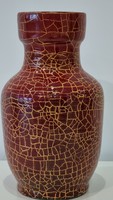 Decorative handicraft ceramic vase with cracked glaze-26 cm