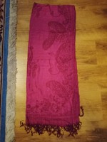 Cyclamen scarf and scarf made of extremely fine material