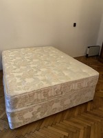 Boxspring bed and mattress