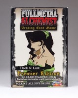 1I214 fullmetal alchemist trading card game deck 5 English language card game deck