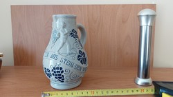 German ceramic wine jug marked (K).
