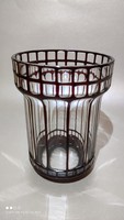 Antik Arts and Crafts OTTO PRUTSCHER  JOSEF HOFFMANN  WIEN üveg lámpa bura RITKASÁG 1907-ből