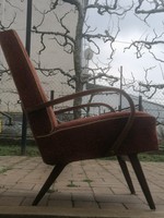 JAROSLAV SMIDEK Mid century fotel 1960 as évek nagyon jó dizájn retro armchair kicsike kecses darab