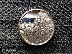 Belgium Történelmi mini érem 1830-1980 1876 .925 ezüst (id41605)
