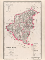 Somogy megye közigazgatási térkép 1880, Hátsek Ignácz, Magyarország, járás, Rautmann, Posner