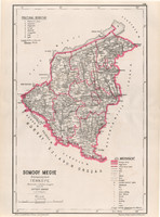 Administrative map of Somogy county 1880, back ignácz, hungary, district, rautmann, posner