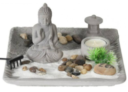 Buddha zen garden - with candlestick