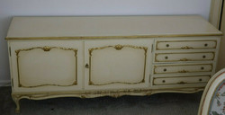 Antique baroque rococo chest of drawers 160x50x75cm