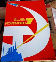 Propaganda plakát, "ÉLJEN NOVEMBER 7"