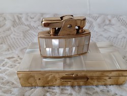 1, -Ft fabulous gentleman ronson lighter with original mother-of-pearl box