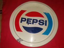 Retro metal plate waiter tray with pepsi cola as shown