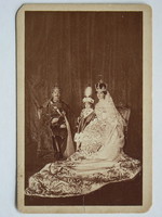 The royal family, photo circa 1917, post card, postcard rarity (9x14 cm) original