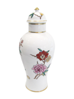 Hollóházi fedeles váza (Kecs-Bi42073)