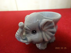 German porcelain figurine, egg holder in the shape of an elephant. Size: 8 x 6 x 6 cm. He has! Jókai.